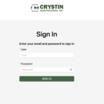 Crystin Order Manager App